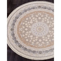 Иранский ковер Shahname 1200 142 Крем круг